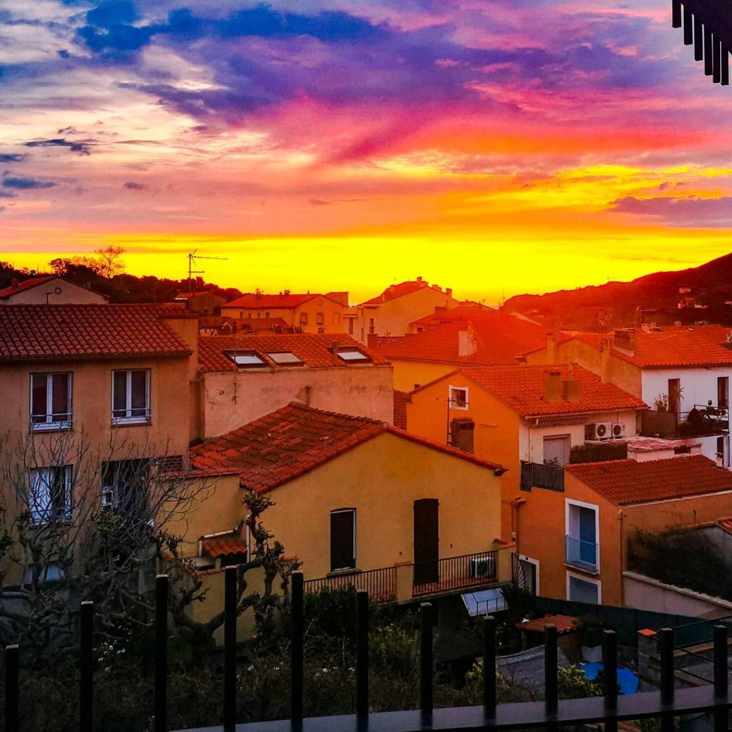 1Br Apartment T2 54M2 Onde Marine 2Nd Floor Lift Wifi Ac Parking Port Vendres Esterno foto