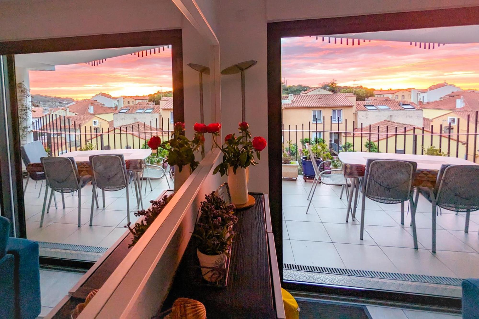 1Br Apartment T2 54M2 Onde Marine 2Nd Floor Lift Wifi Ac Parking Port Vendres Esterno foto