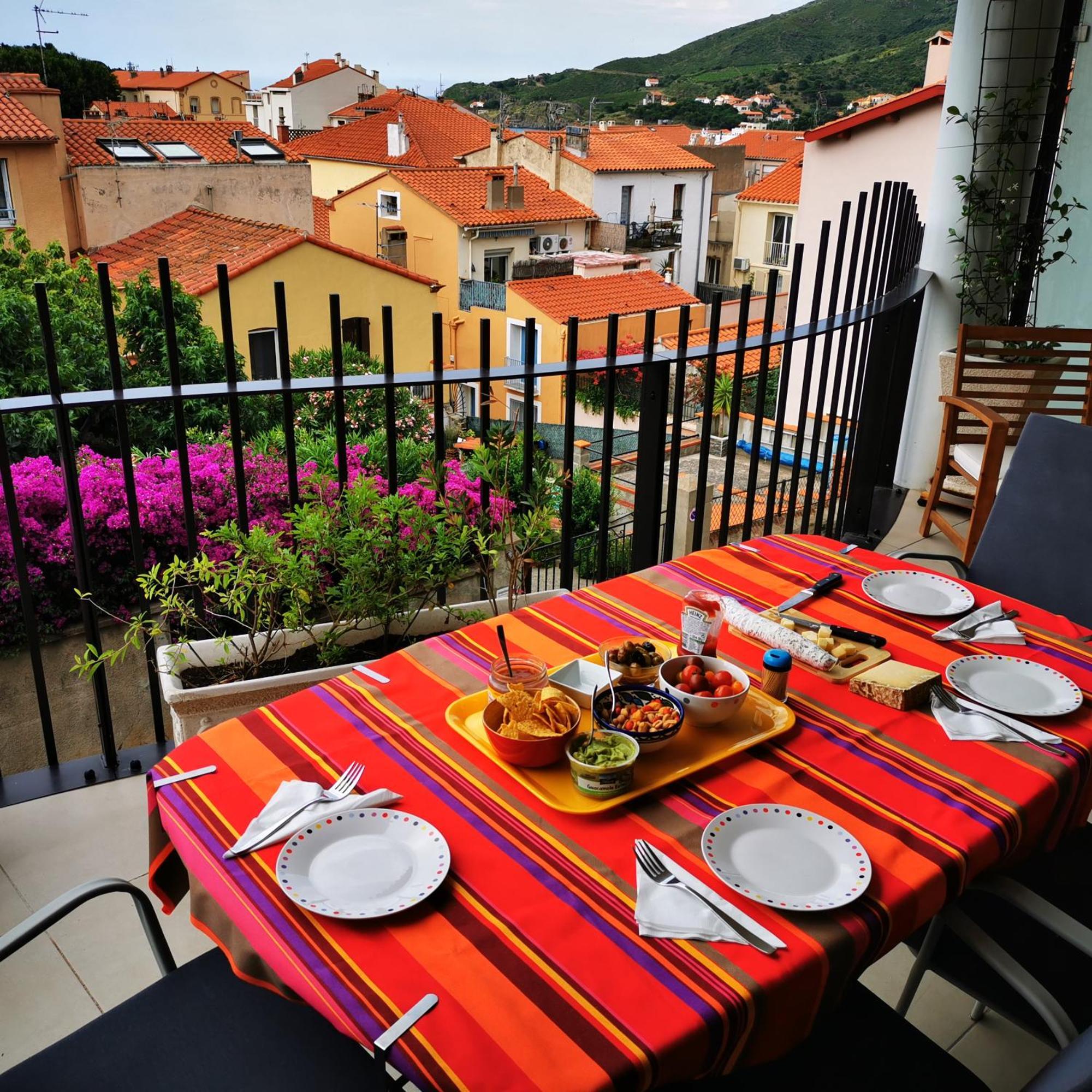 1Br Apartment T2 54M2 Onde Marine 2Nd Floor Lift Wifi Ac Parking Port Vendres Esterno foto